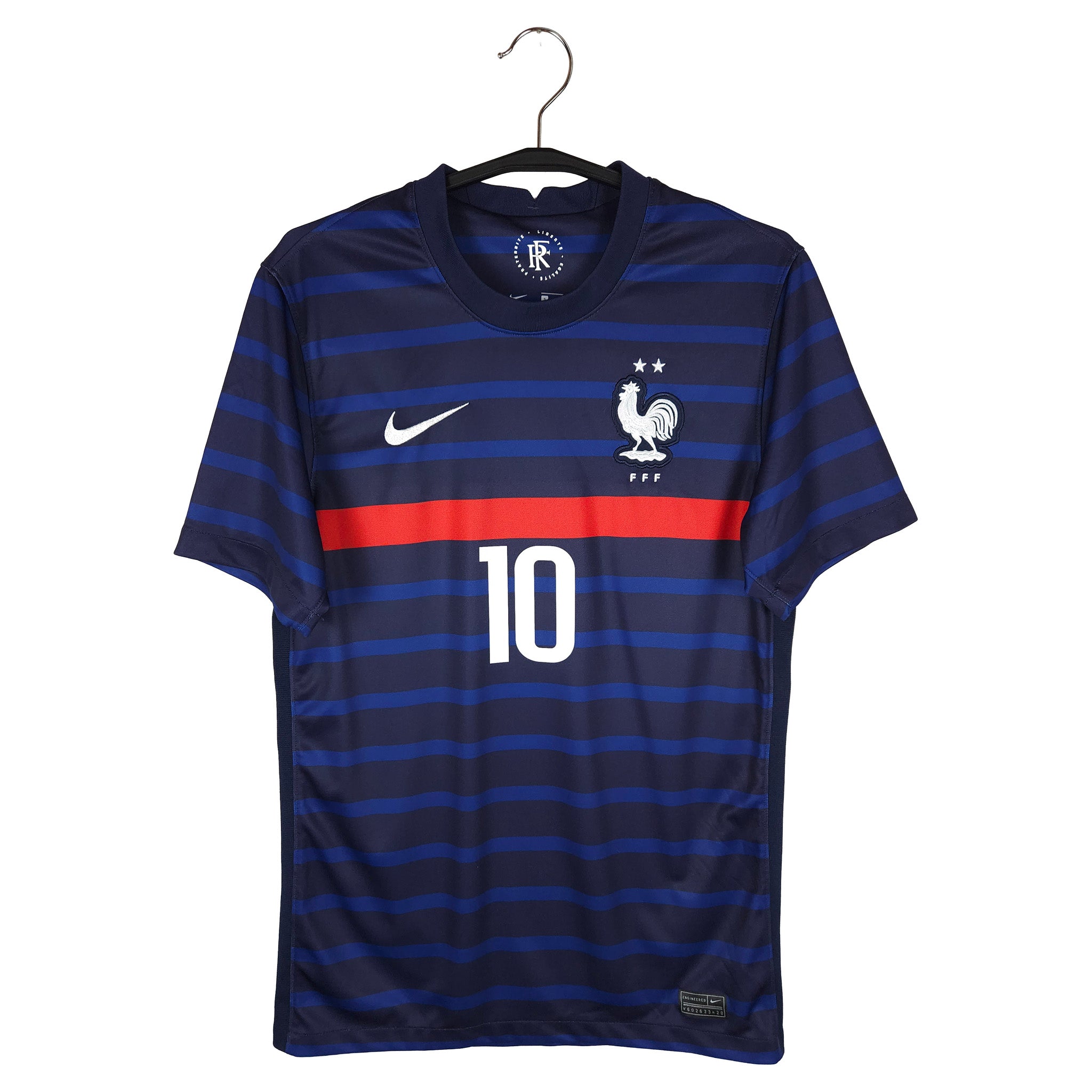 2020-21 Frankrijk thuisshirt Mbappé #10