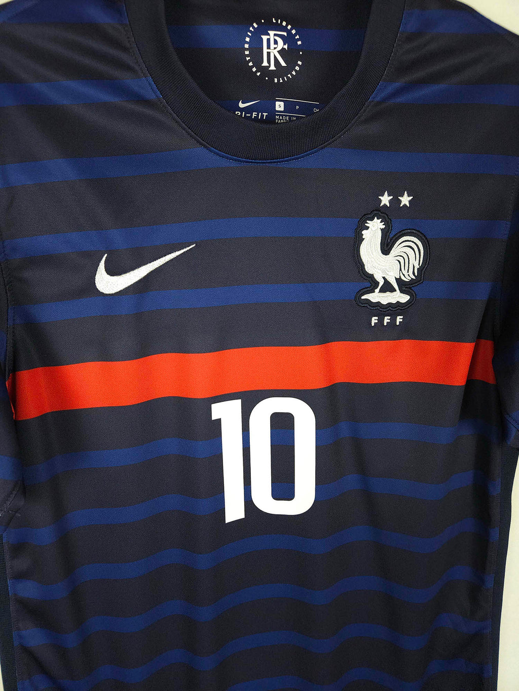 2020-21 Frankrijk thuisshirt Mbappé #10