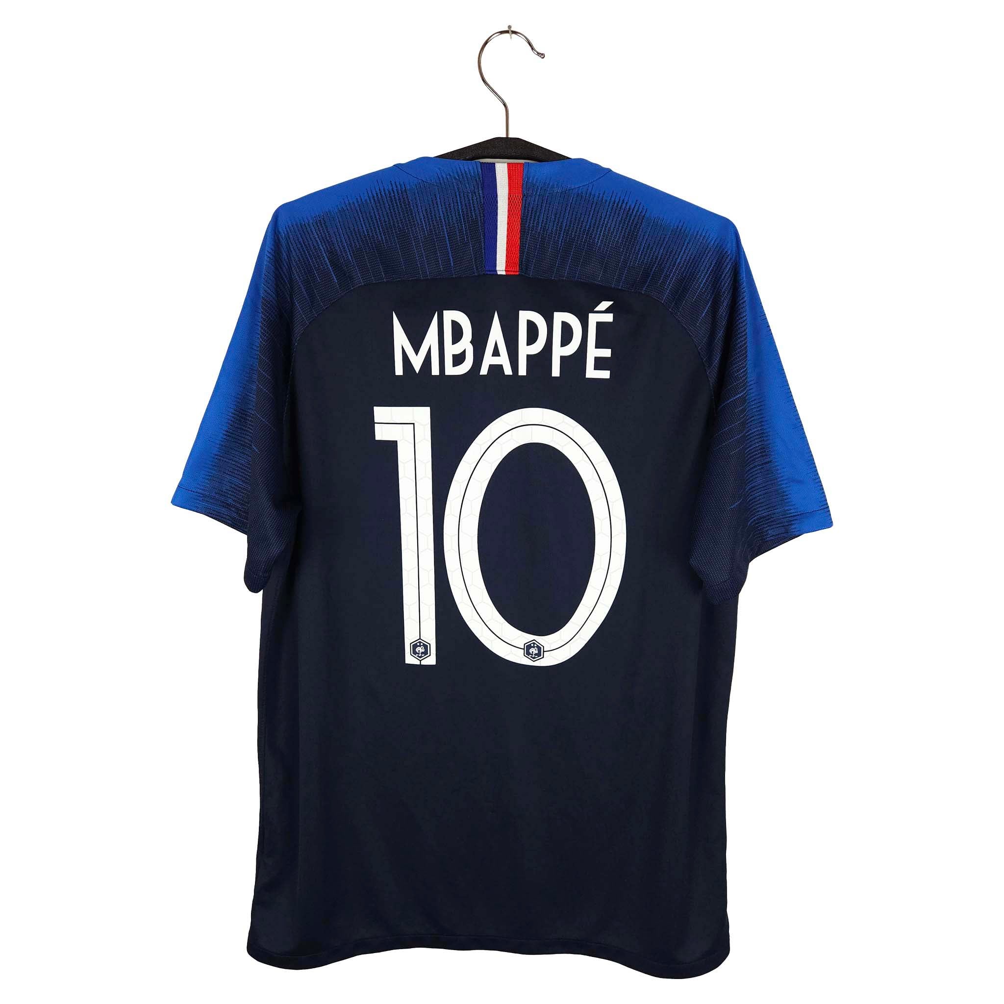 2018-19 Frankrijk thuisshirt Mbappé #10