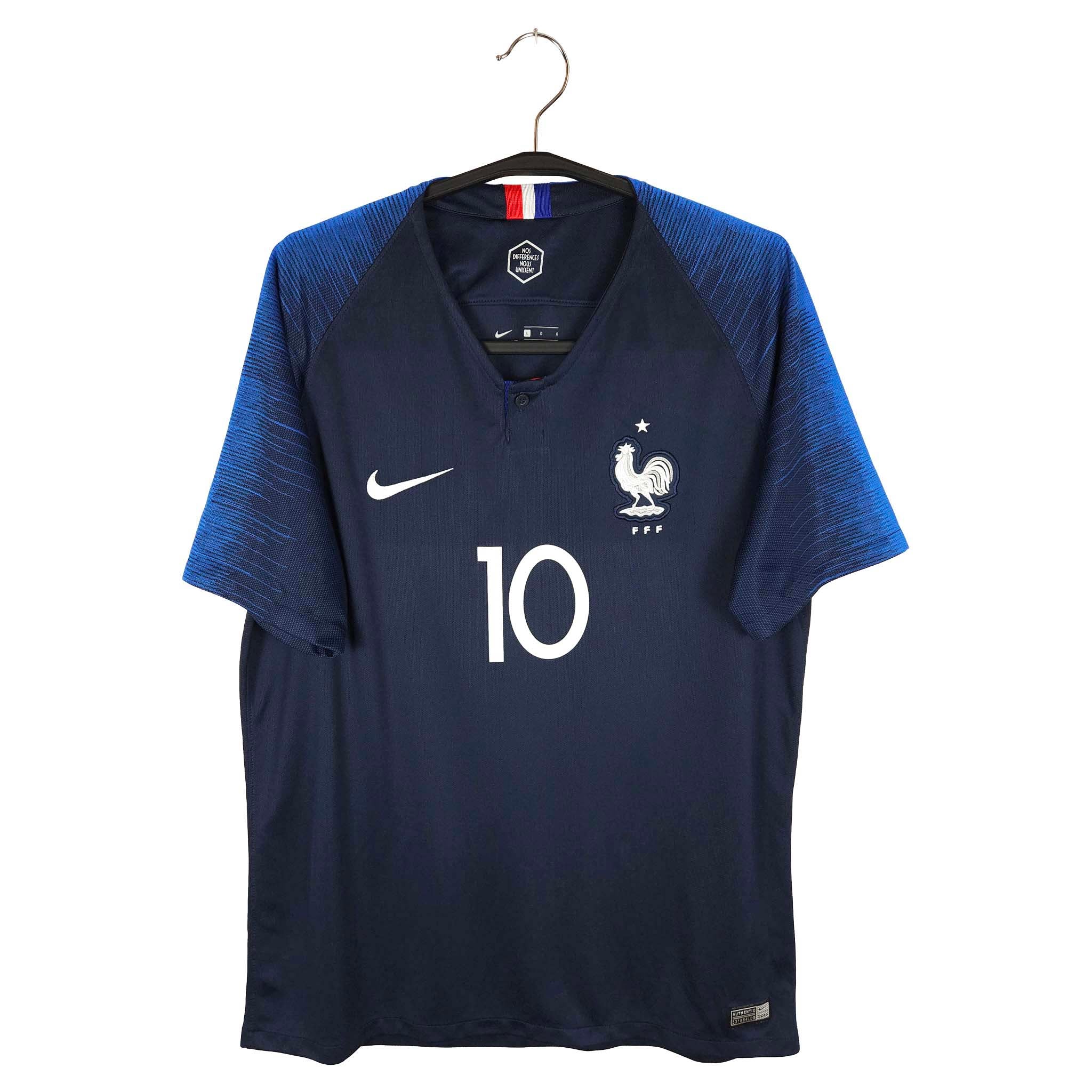 2018-19 Frankrijk thuisshirt Mbappé #10