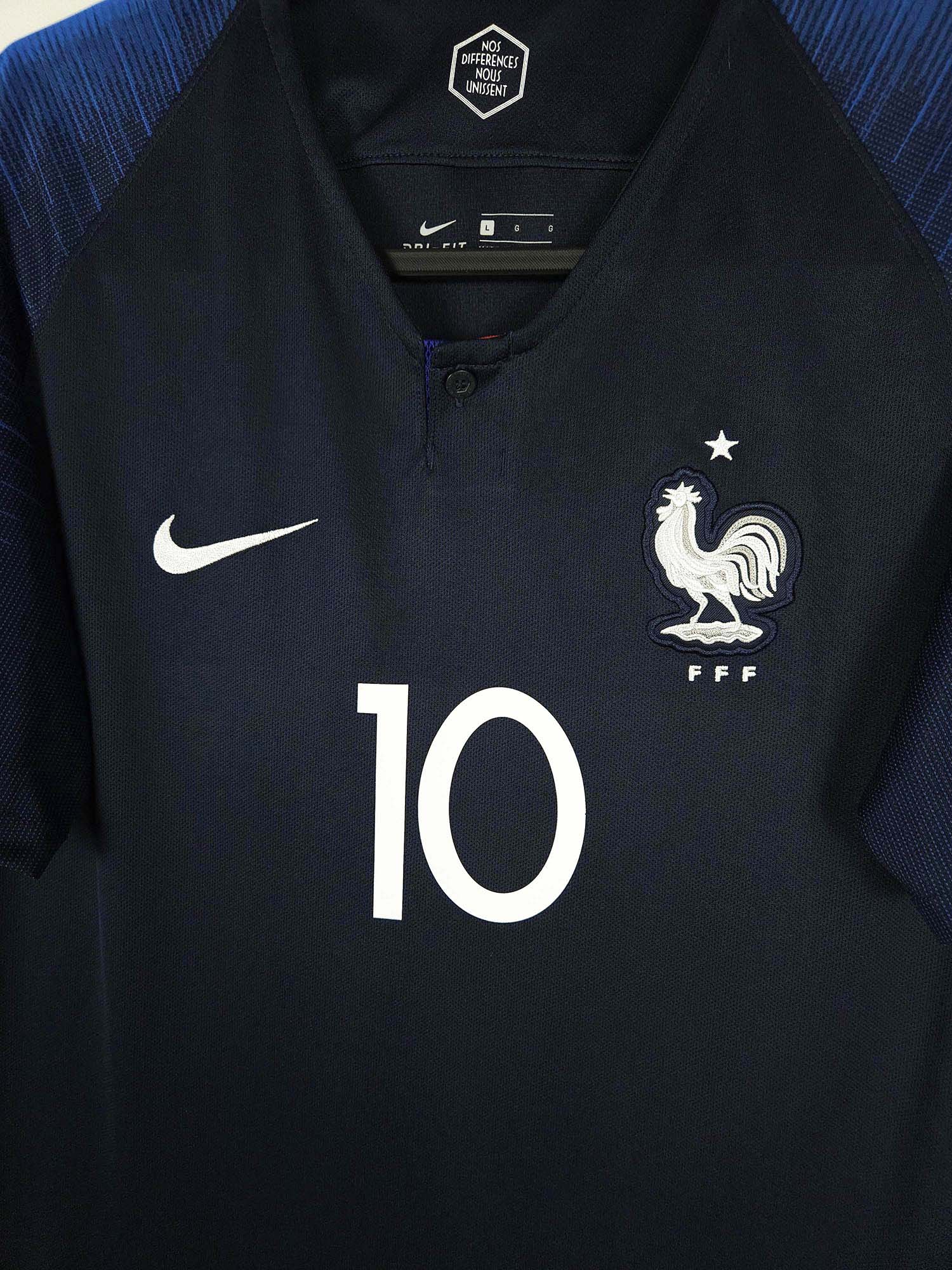 2018-19 Frankrijk thuisshirt Mbappé #10
