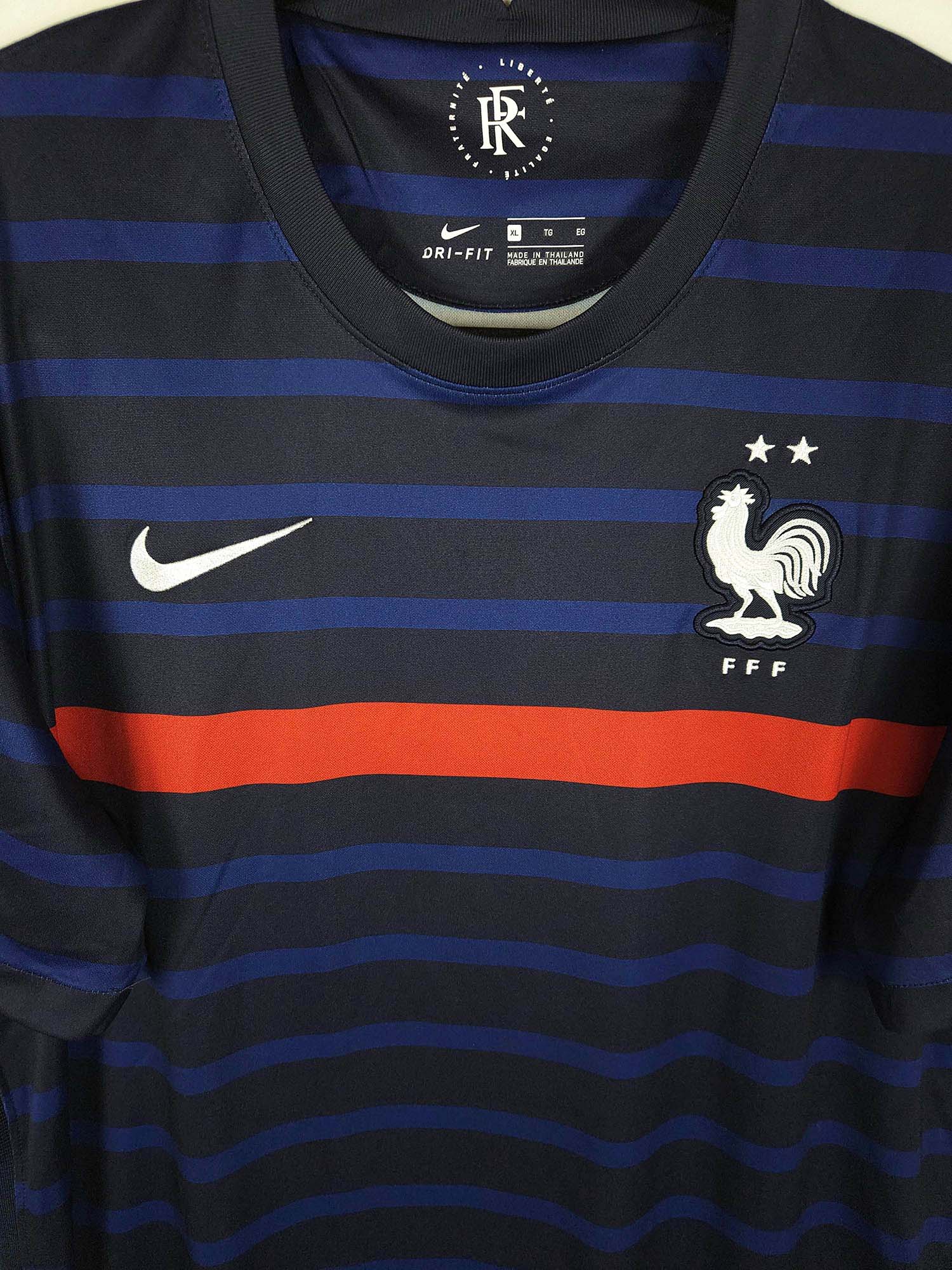 2020-21 Frankrijk thuisshirt
