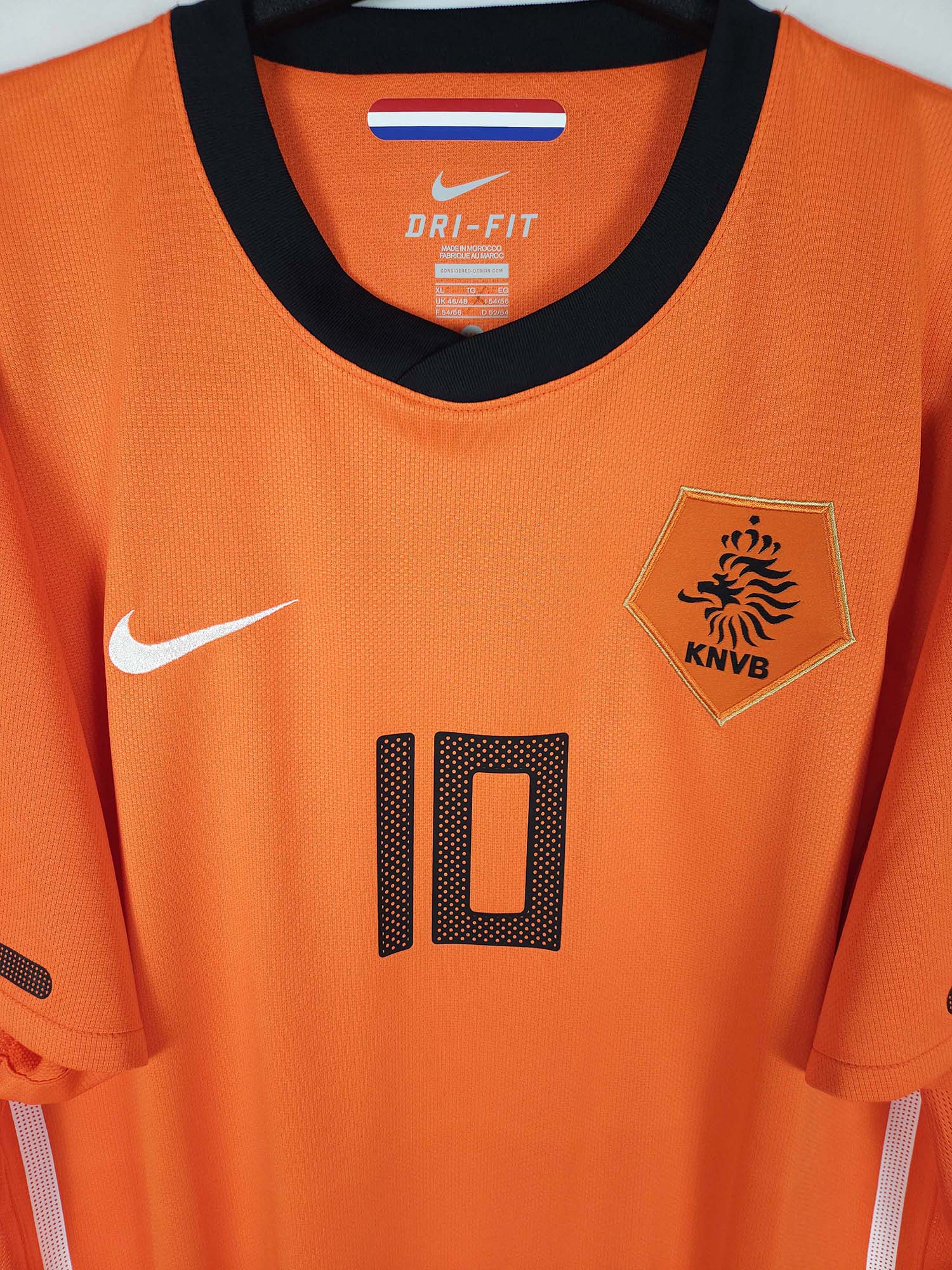 2010-11 Netherlands Home Shirt Sneijder #10