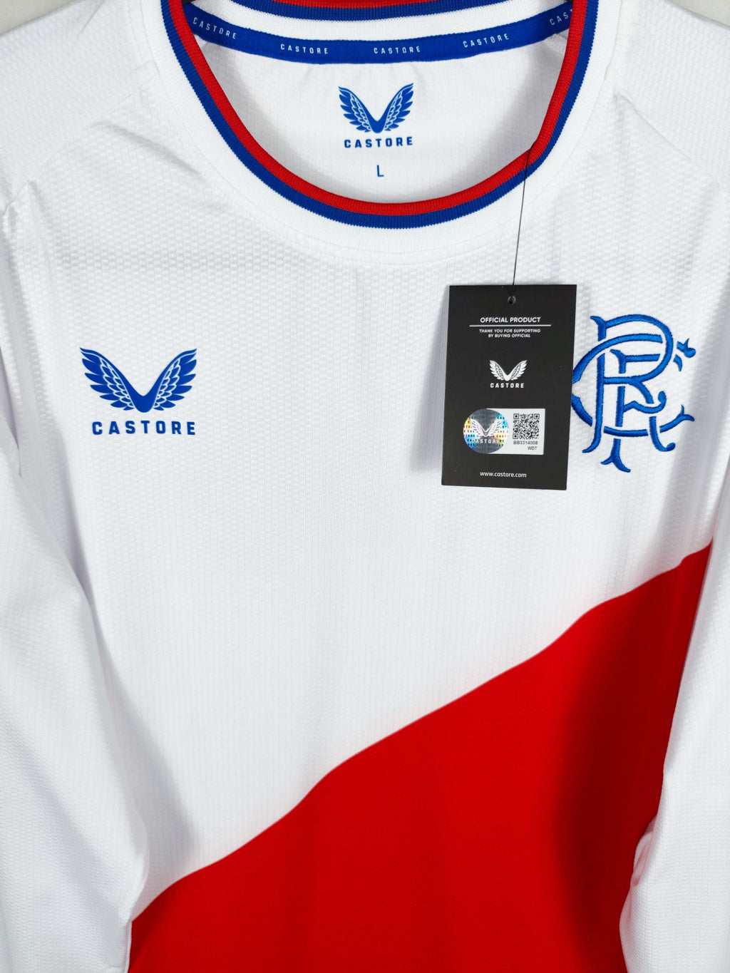 2022-23 Rangers Away Shirt (Pro/LS) - detailed view