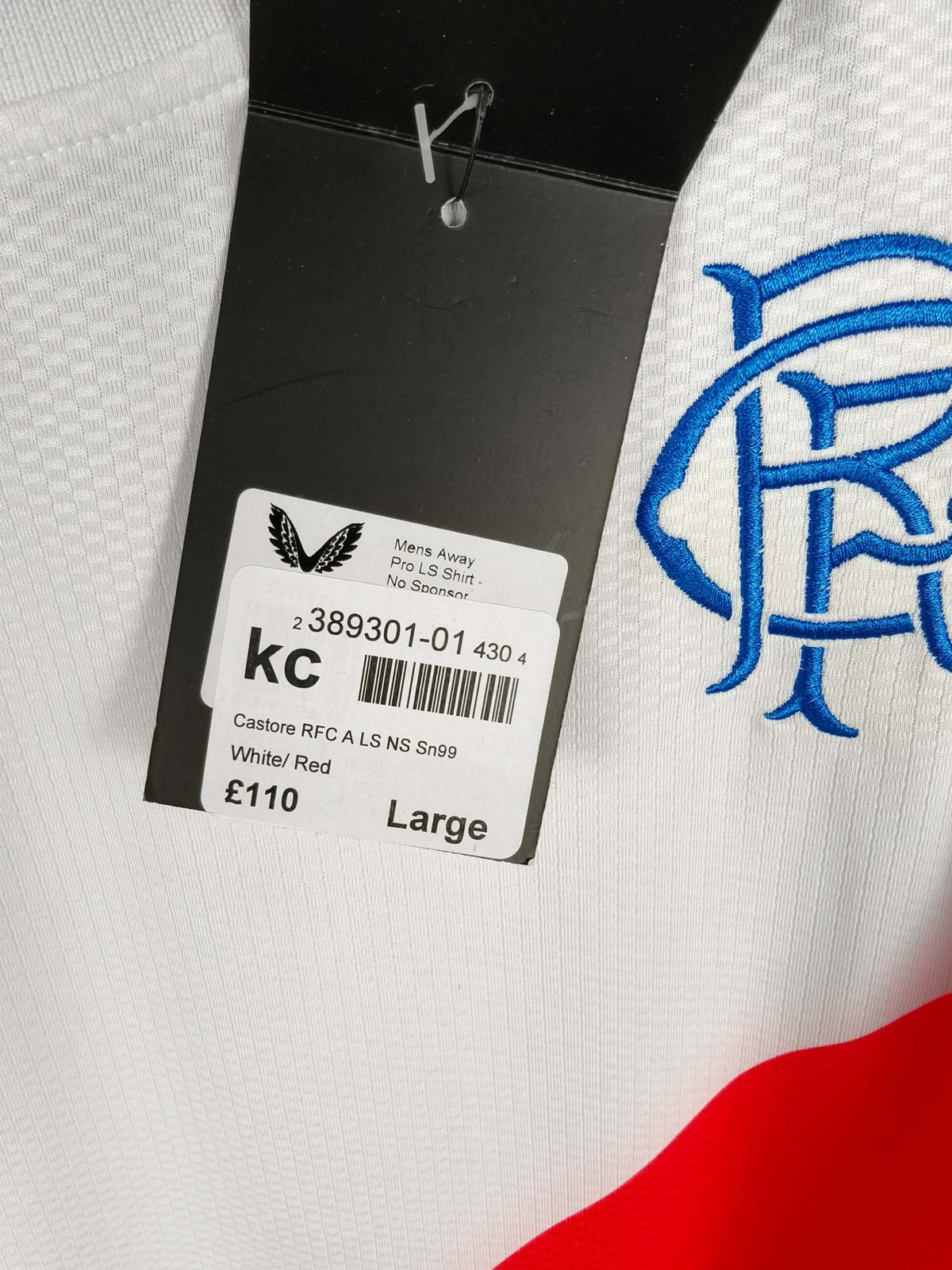 2022-23 Rangers Away Shirt (Pro/LS) - detailed view