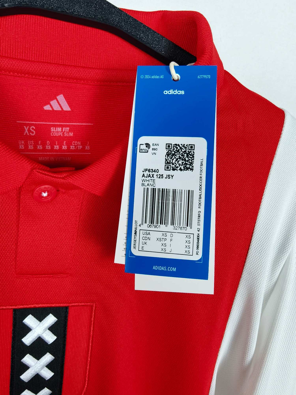 2024-25 Ajax Anniversary Shirt (LS) - detailed view