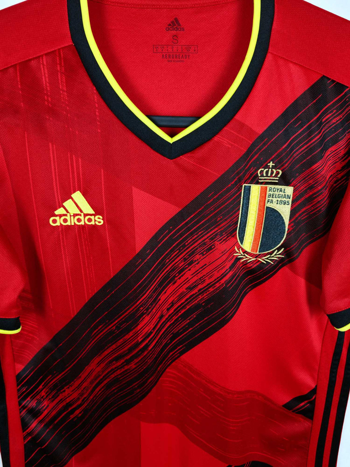 2020-21 Belgium Home Shirt - detailed view