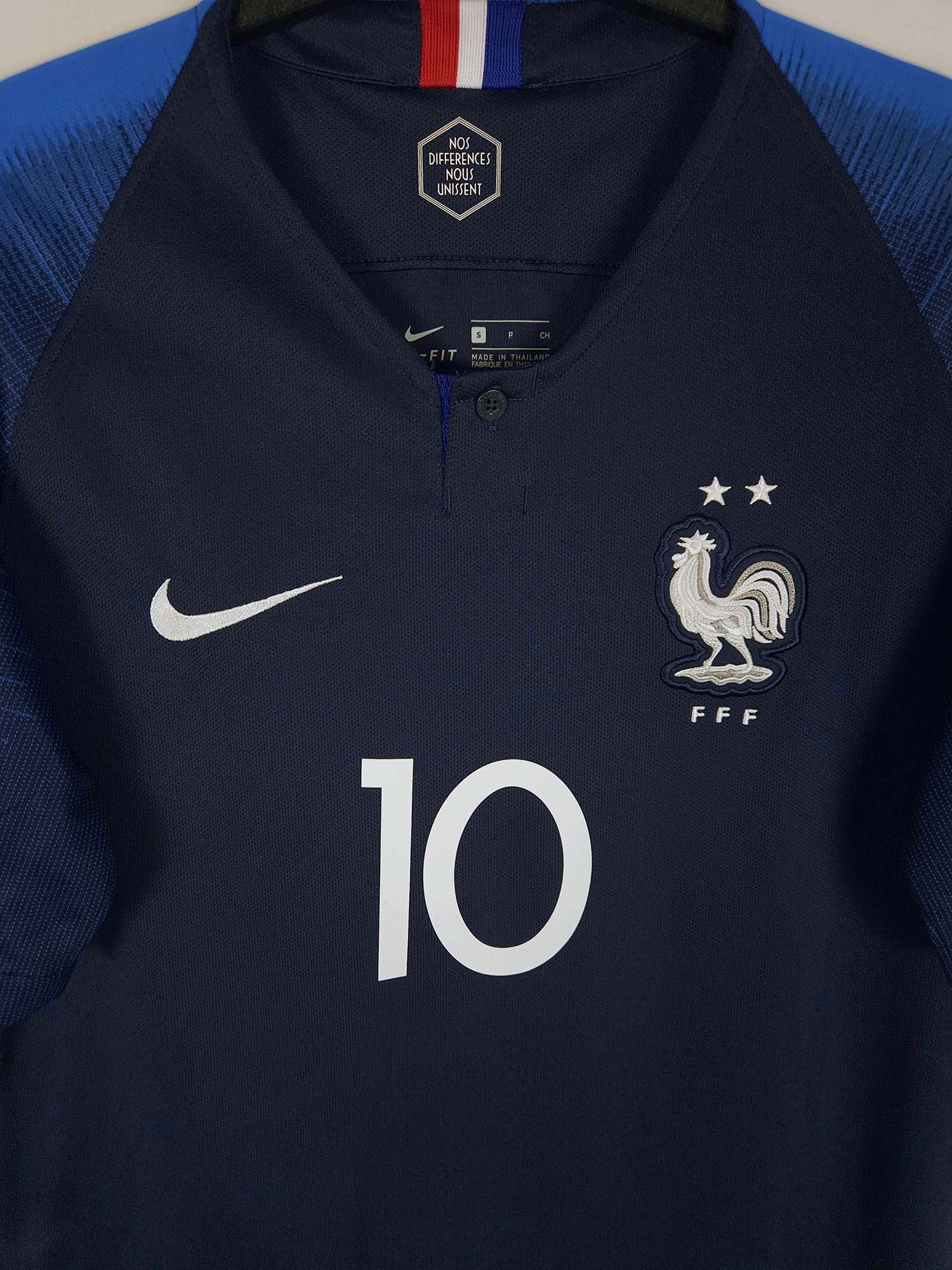 2018-19 Frankrijk Thuisshirt Mbappé #10