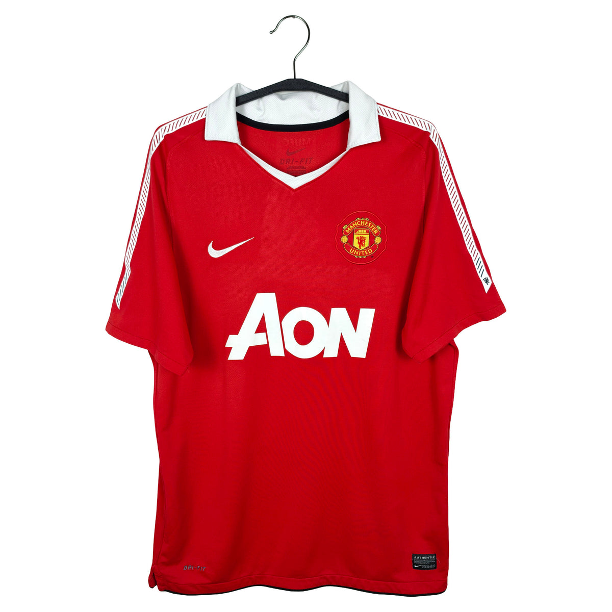 2010-11 Manchester United thuisshirt Nani #17 - voorkant