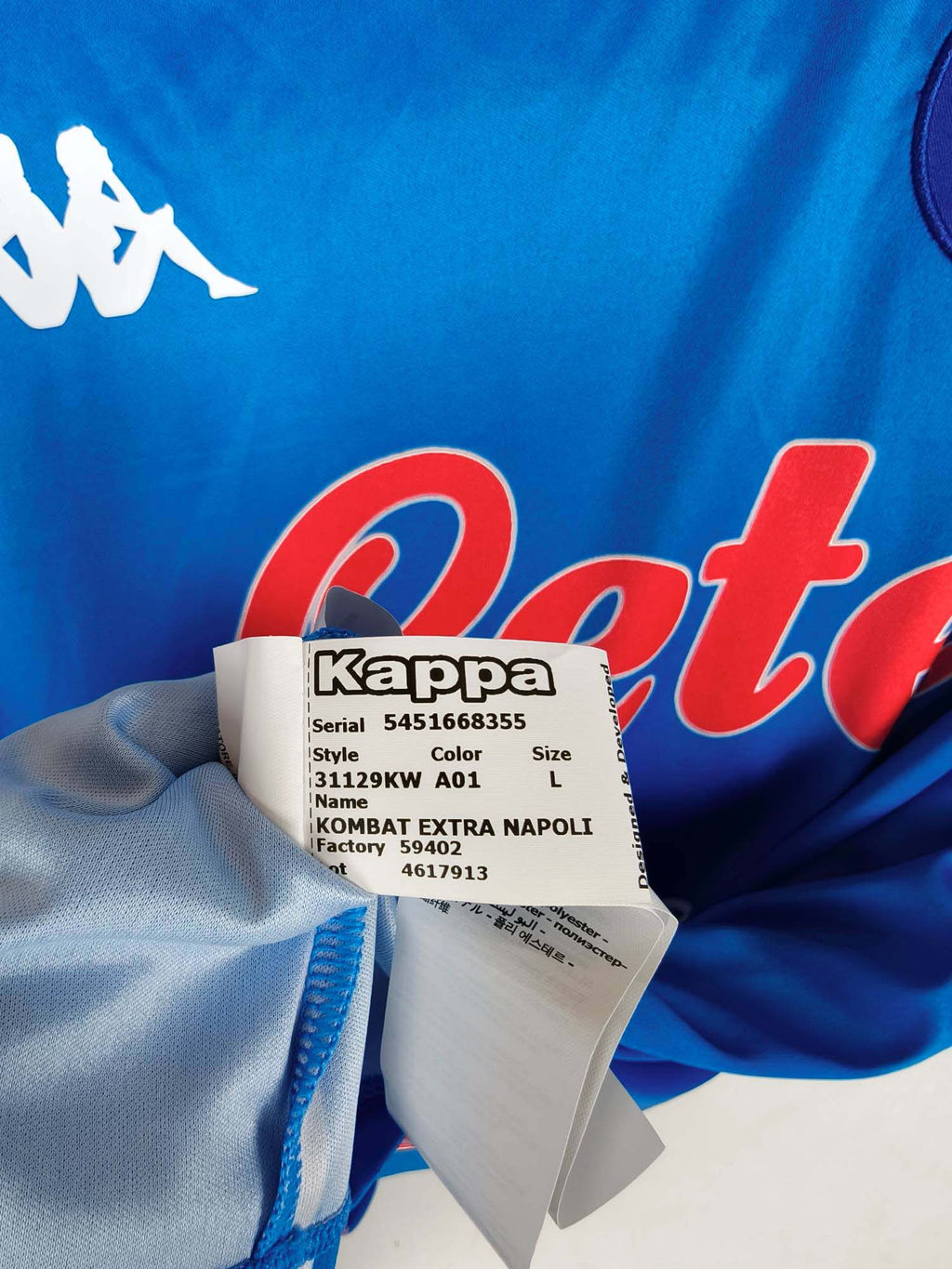 2020-21 Napoli Home Shirt - detailed view