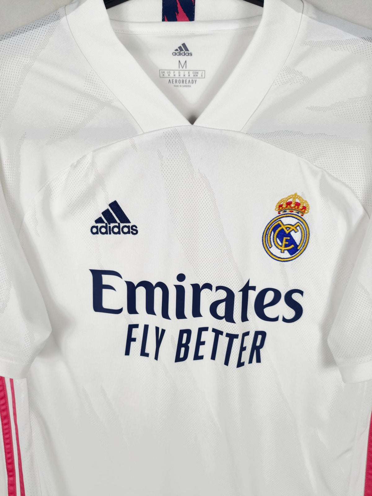 2020-21 Real Madrid Home Shirt - detailed view