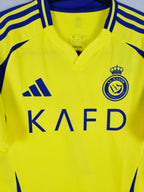 2024-25 Al-Nassr Home Shirt Ronaldo #7 - detailed view