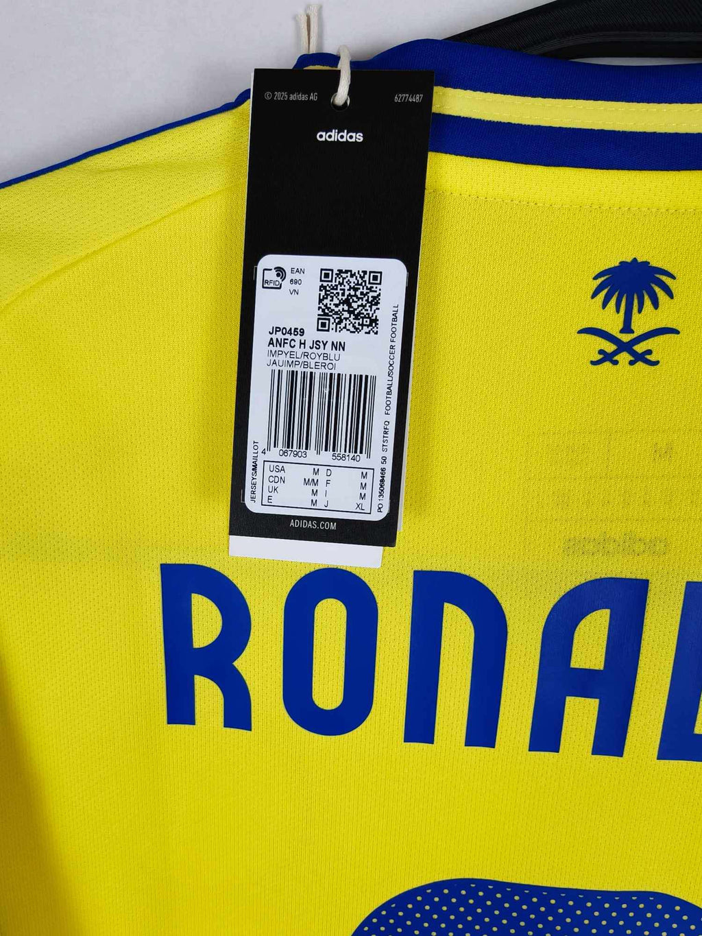 2024-25 Al-Nassr Home Shirt Ronaldo #7 - detailed view