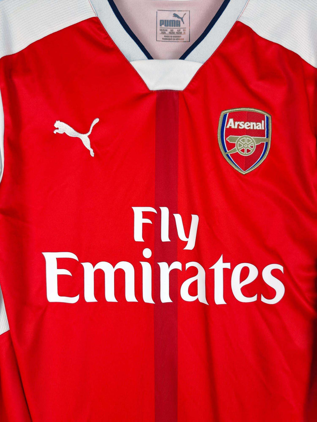 2016-17 Arsenal Home Shirt Özil #11 (LS) - detailed view
