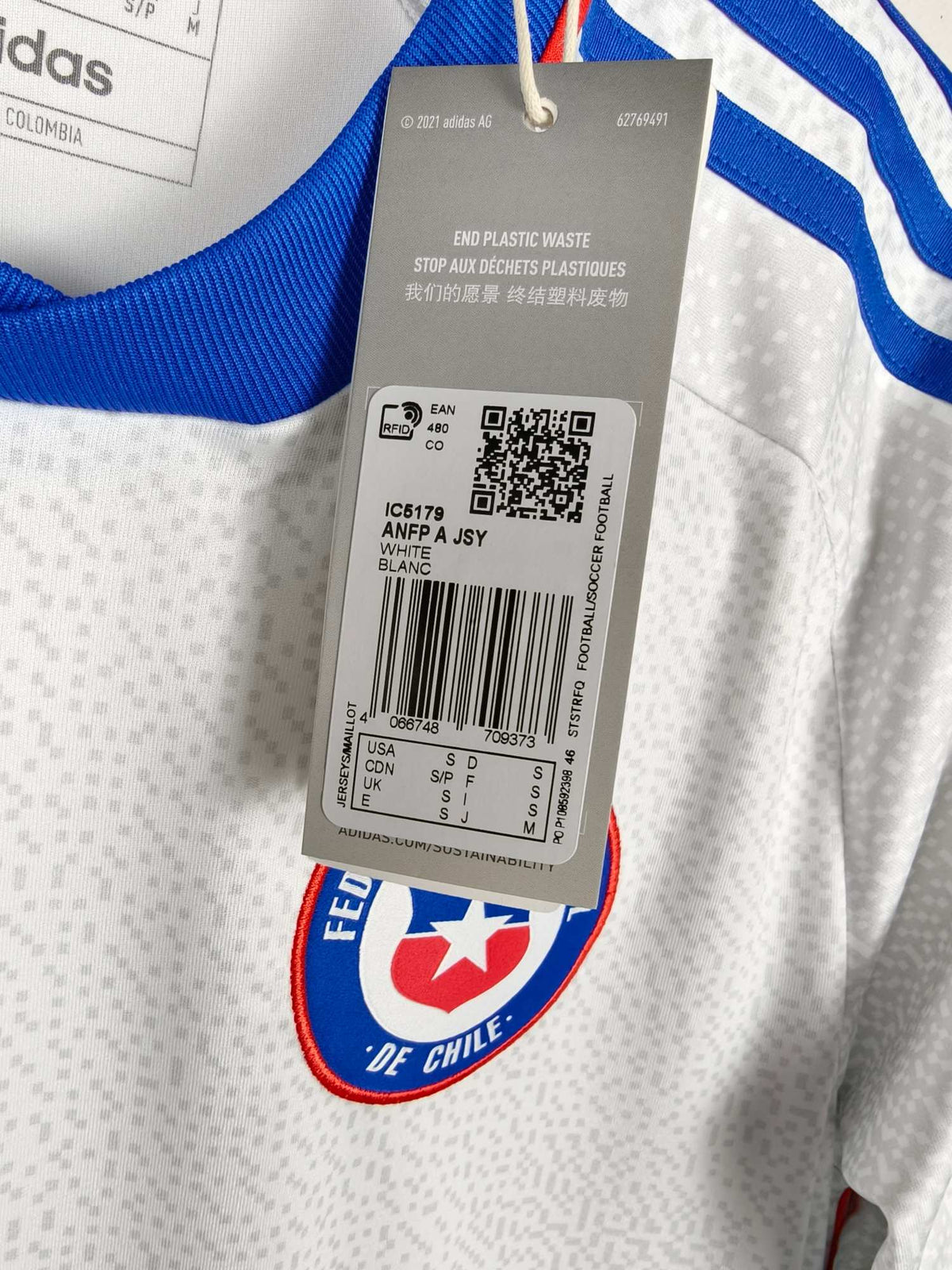 2022-23 Chile Away Shirt - detailed view