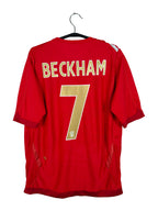 2006-08 England Away Shirt Beckham #7 - back view
