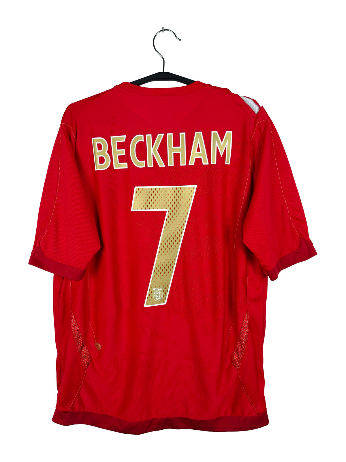 2006-08 England Away Shirt Beckham #7 - back view