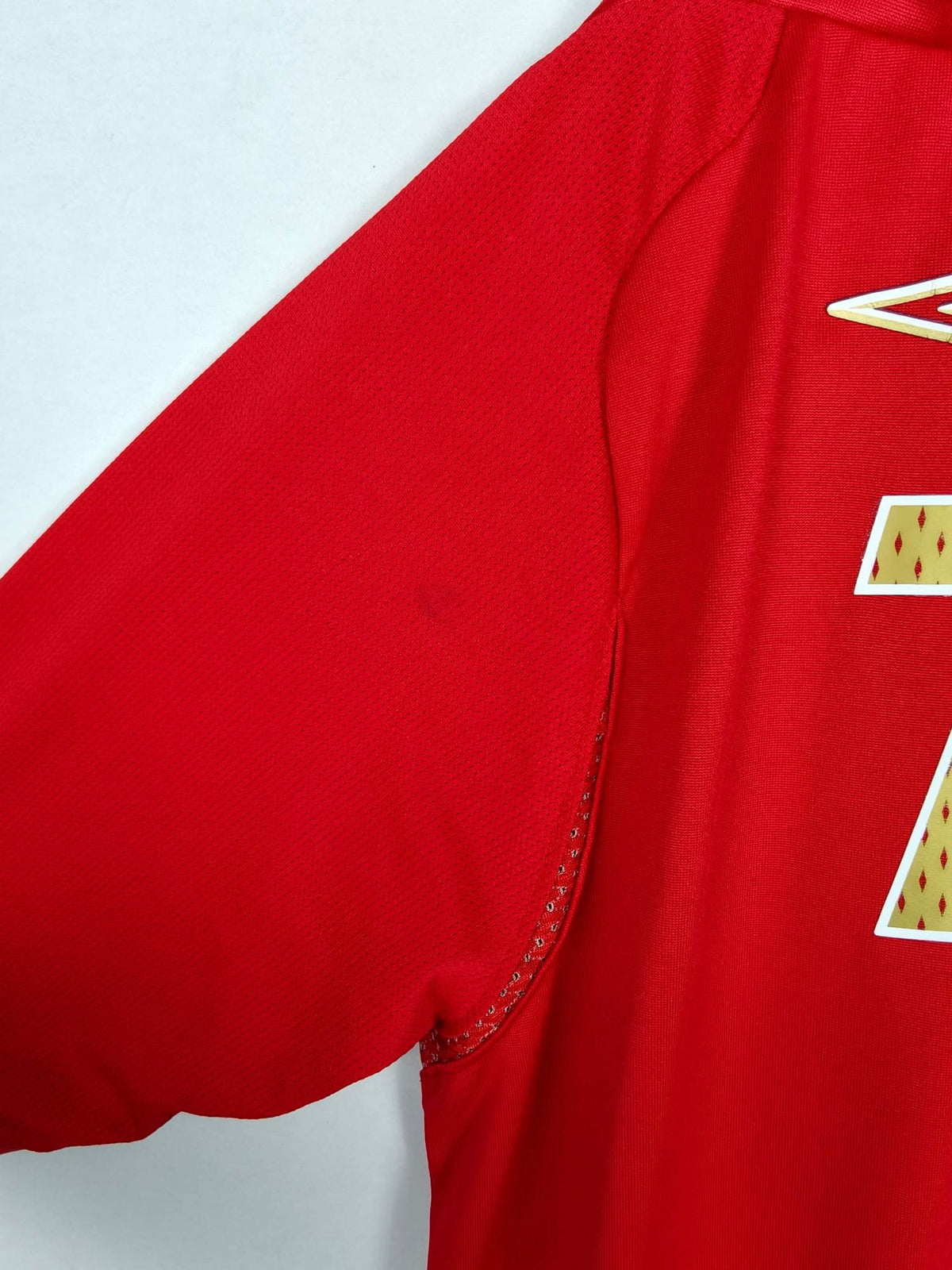 2006-08 England Away Shirt Beckham #7 - detailed view