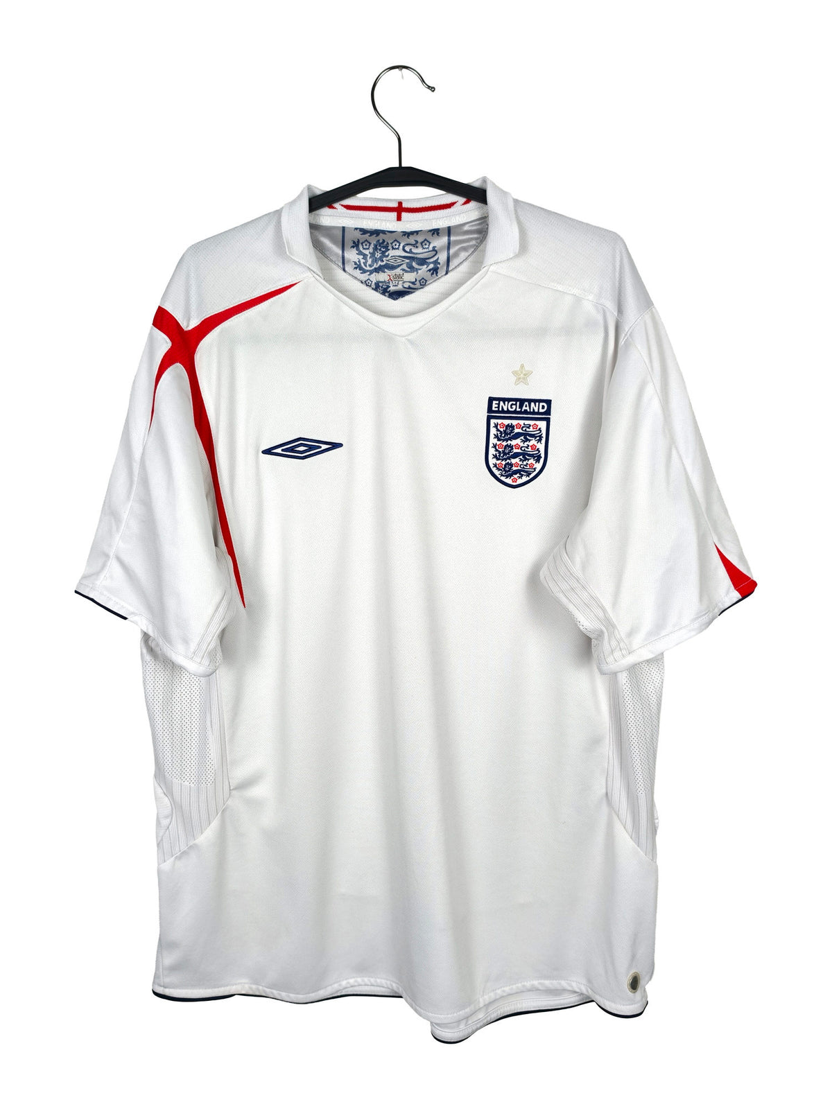 2005-07 England Home Shirt - front view