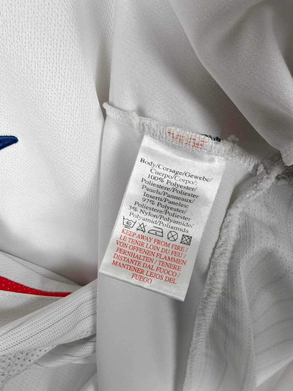 2005-07 England Home Shirt - detailed view