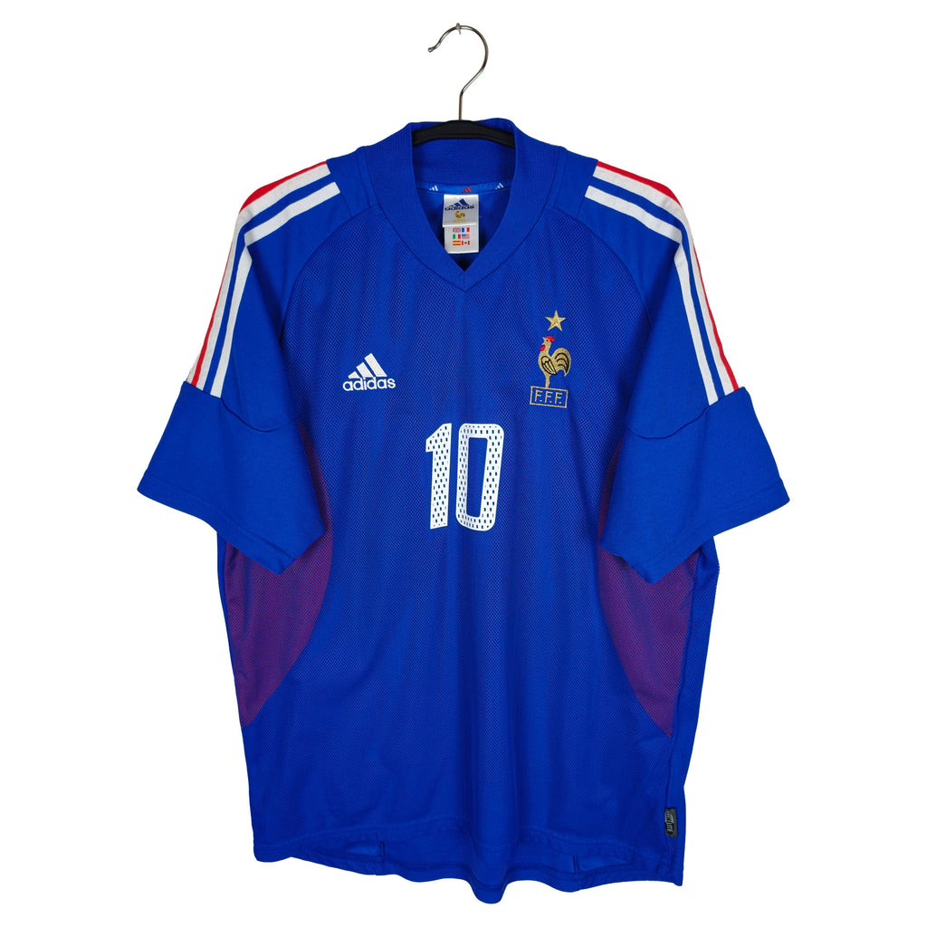 2002-04 Frankrijk thuisshirt Zidane #10