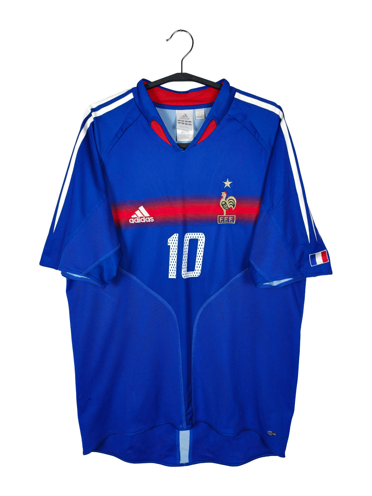 2004-06 France Home Shirt Zidane #10 - front view