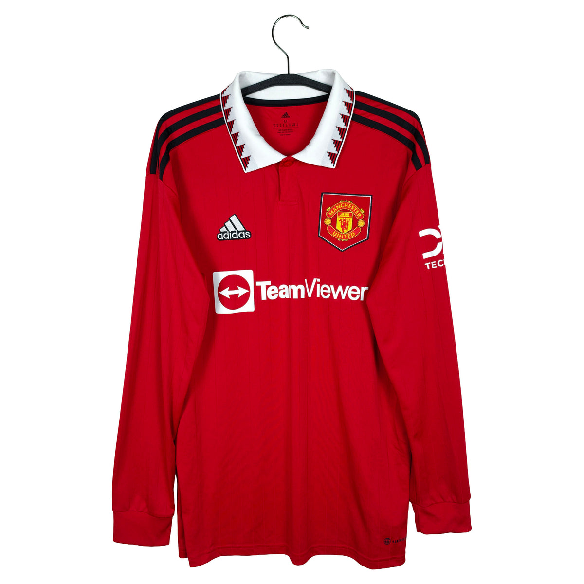 2022-23 Manchester United thuisshirt (LS) - voorkant