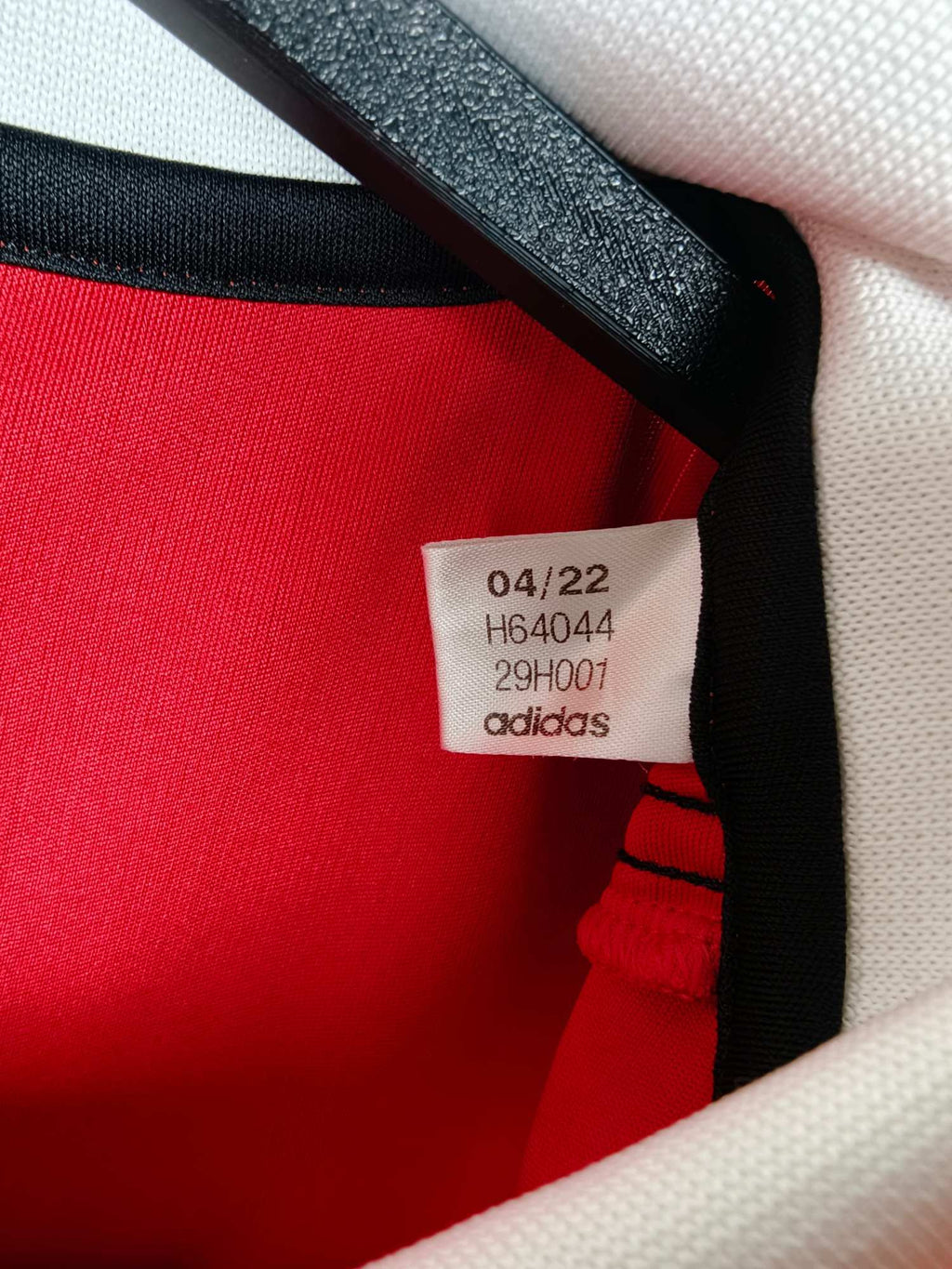 2022-23 Manchester United thuisshirt (LS) - detailfoto