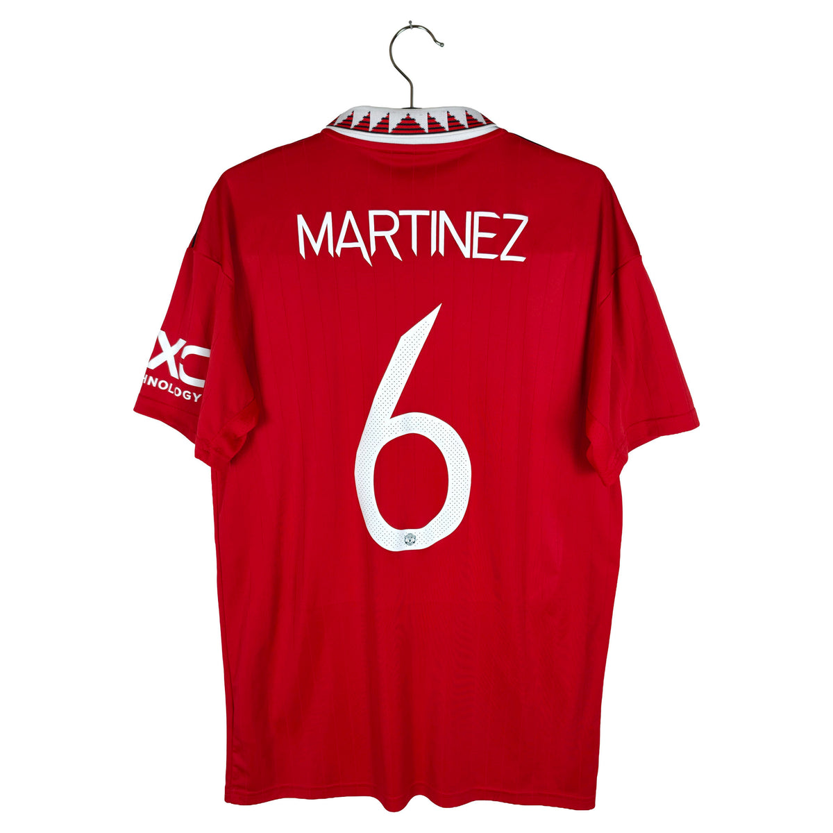 2022-23 Manchester United Home Shirt Martinez #6 - back view