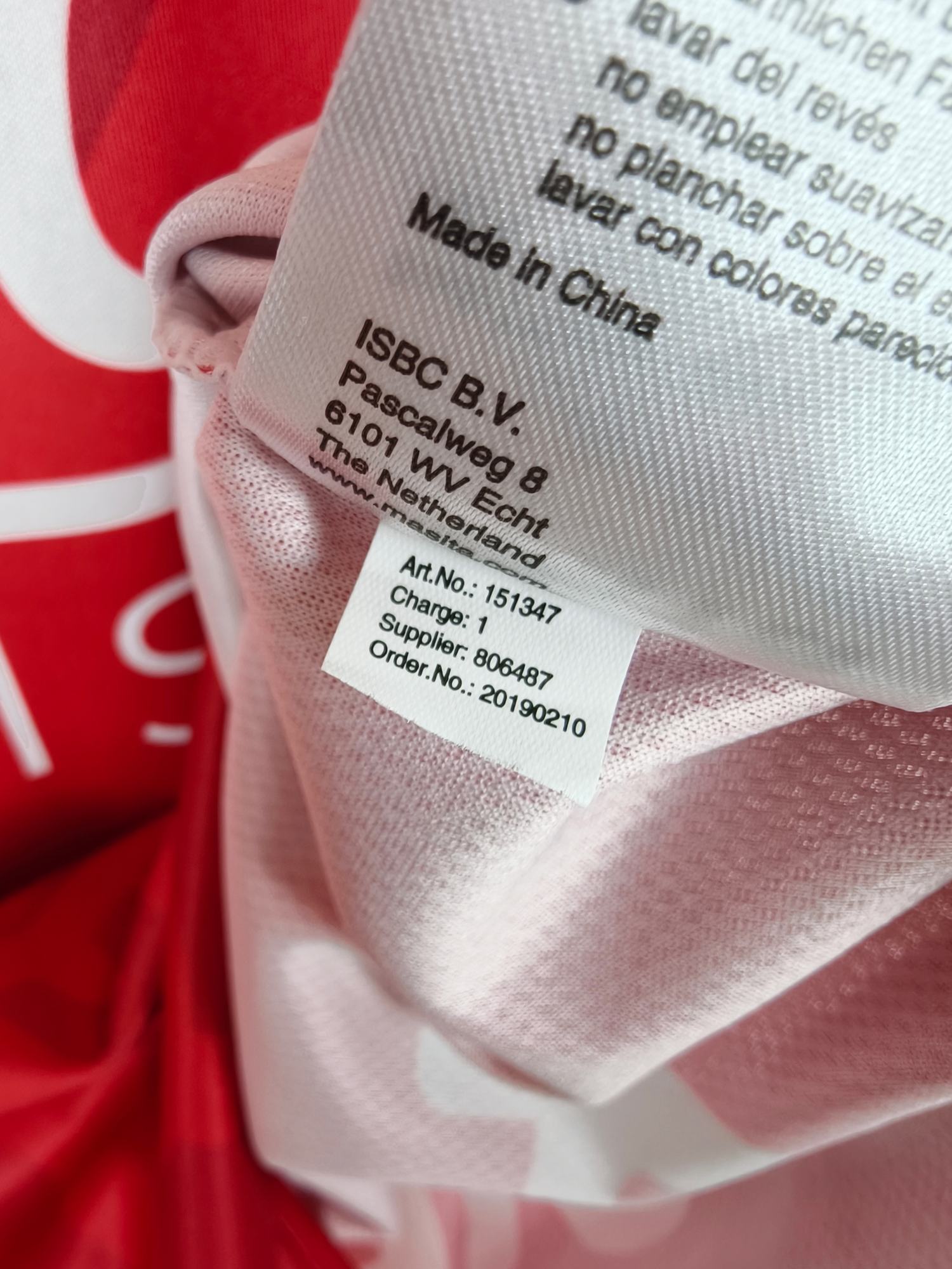 2019-20 VVV-Venlo uitshirt