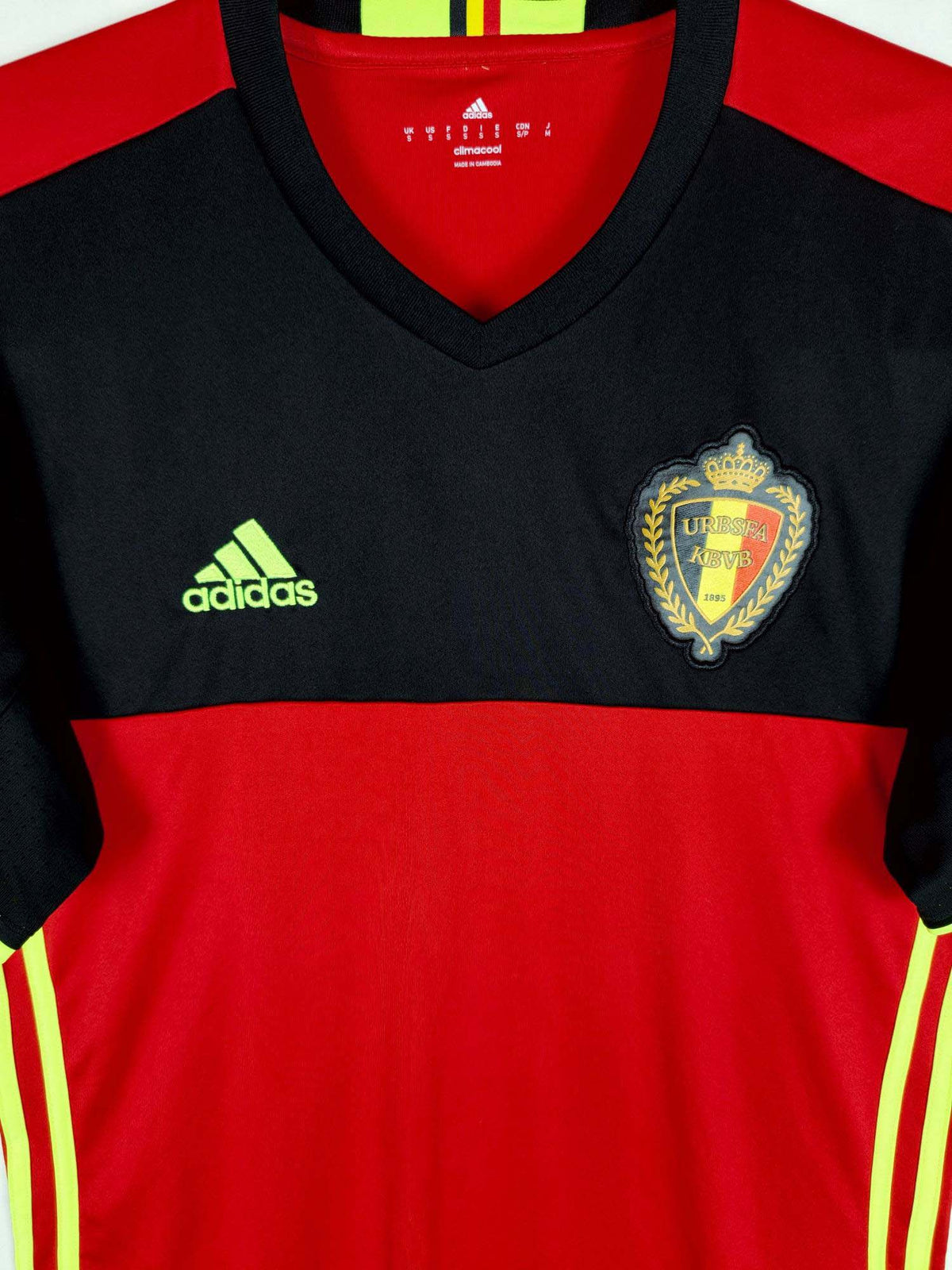 2016-17 Belgium Home Shirt - detailed view