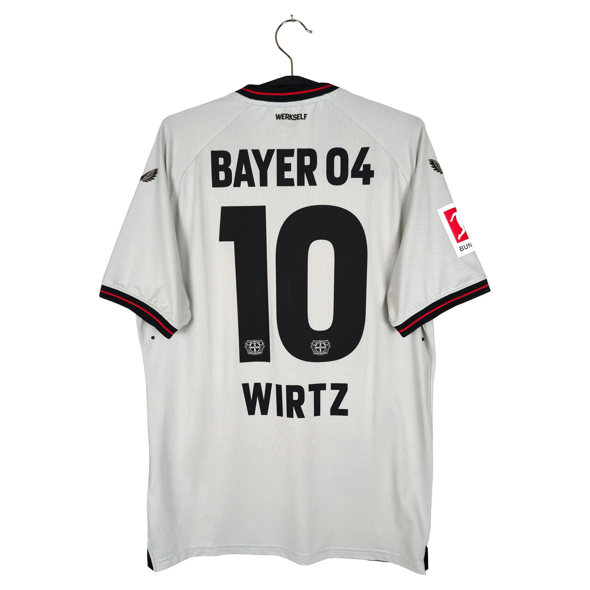 2023-24 Bayer Leverkusen Away Shirt Wirtz #10 (Pro) - back view