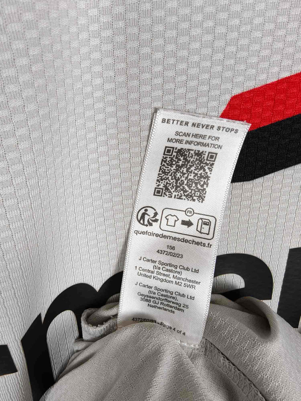 2023-24 Bayer Leverkusen Away Shirt Wirtz #10 (Pro) - detailed view