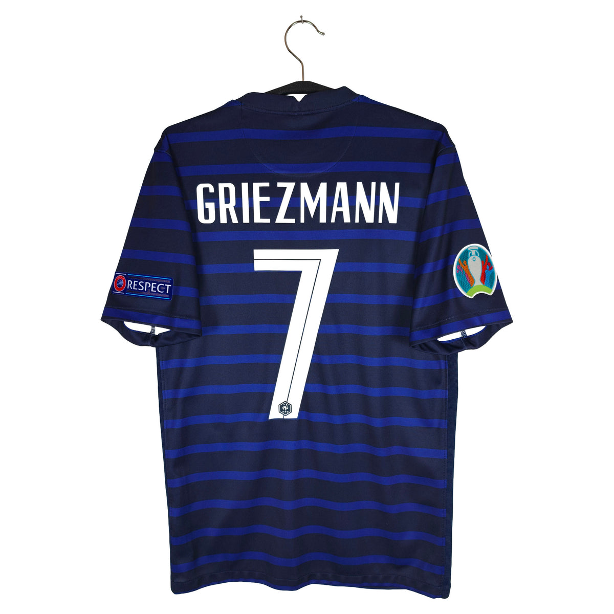 2020-21 France Home Shirt Griezmann #7 - back view