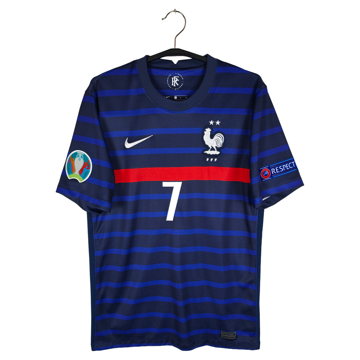 2020-21 France Home Shirt Griezmann #7 - front view