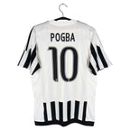 2015-16 Juventus Home Shirt Pogba #10 - back view