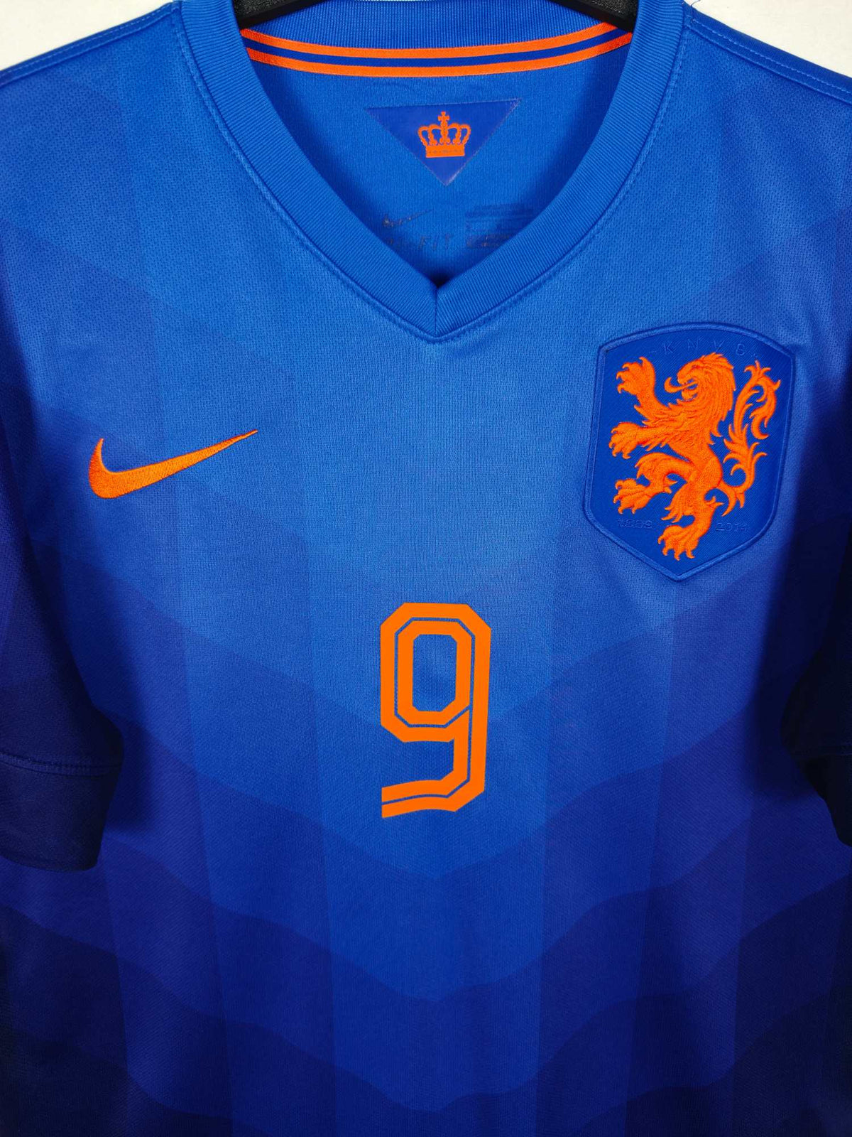 2014-15 Netherlands Away Shirt V. Persie #9 - detailed view