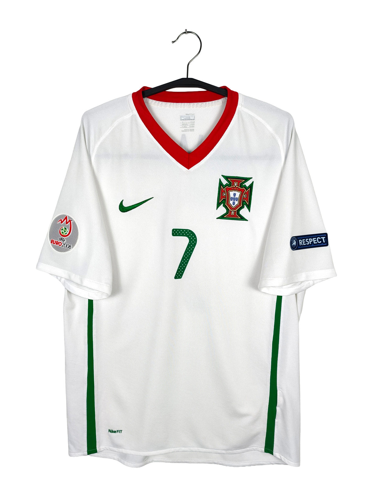 2008-10 Portugal Away Shirt Ronaldo #7 - front view