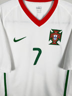 2008-10 Portugal Away Shirt Ronaldo #7 - detailed view