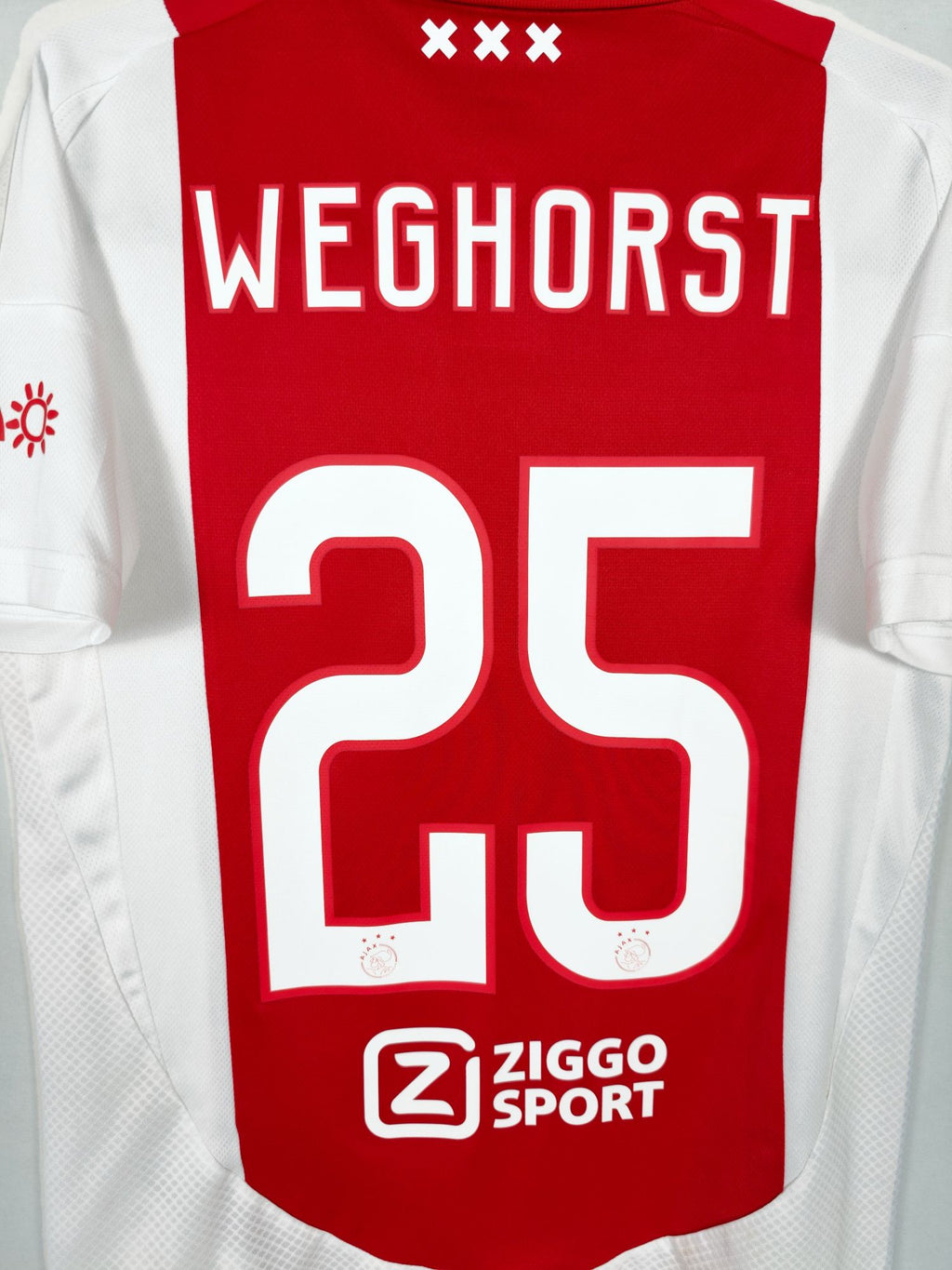 2024-25 Ajax Home Shirt Weghorst #25 - detailed view