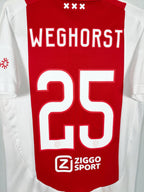 2024-25 Ajax Home Shirt Weghorst #25 - detailed view