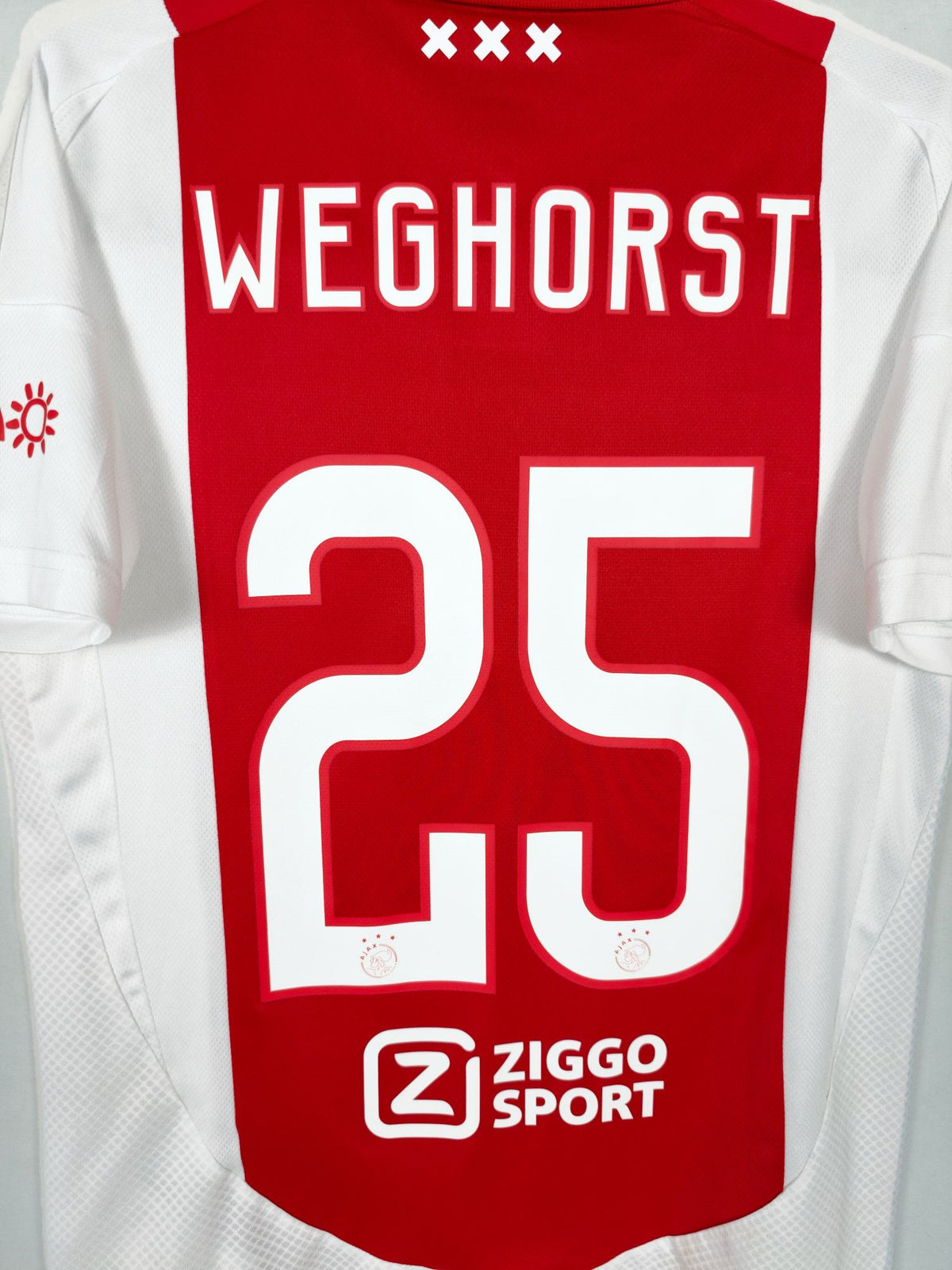 2024-25 Ajax Home Shirt Weghorst #25 - detailed view