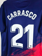 2021-22 Atletico Madrid Away Shirt Carrasco #21 - detailed view