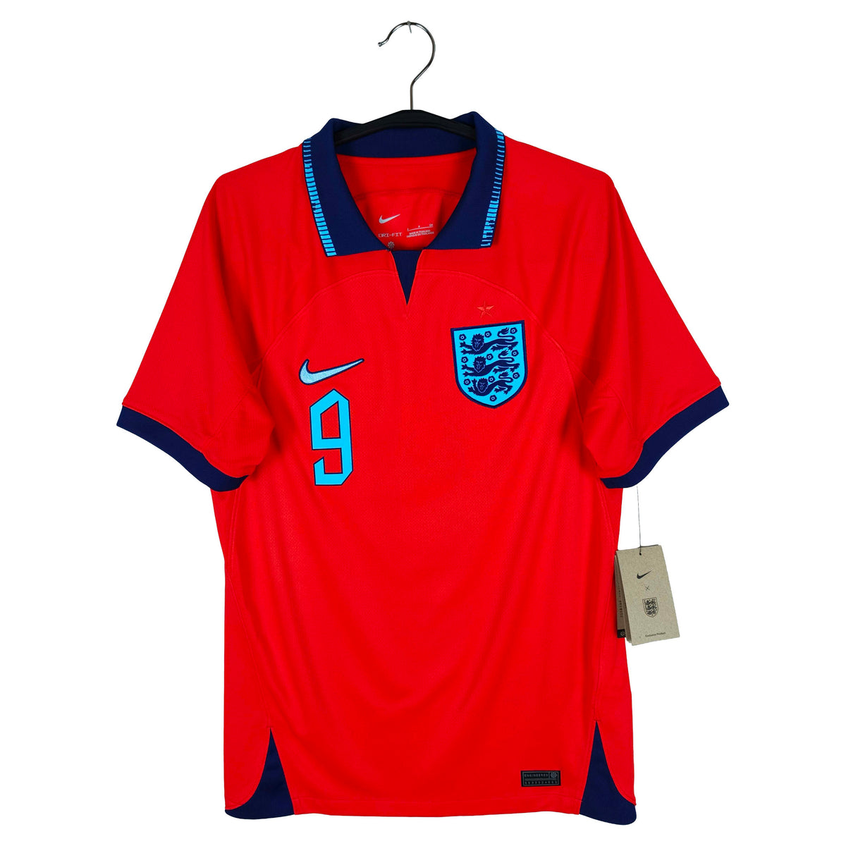 2022-23 England Away Shirt Kane #9 - front view