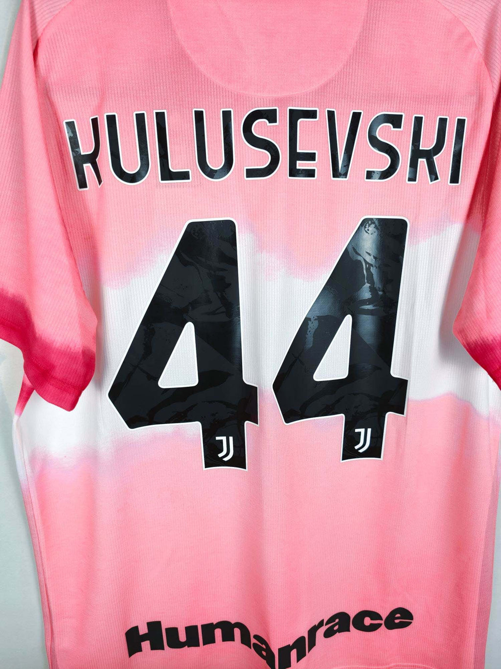 2020-21 Juventus Human Race Shirt Kulusevski #44 - detailed view