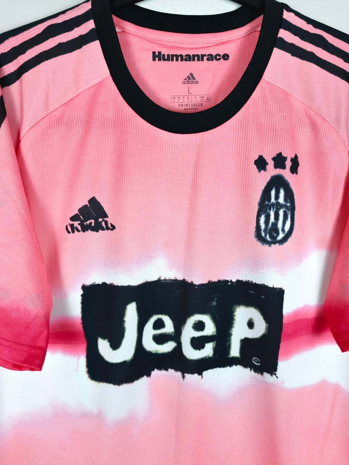2020-21 Juventus Human Race Shirt Kulusevski #44 - detailed view