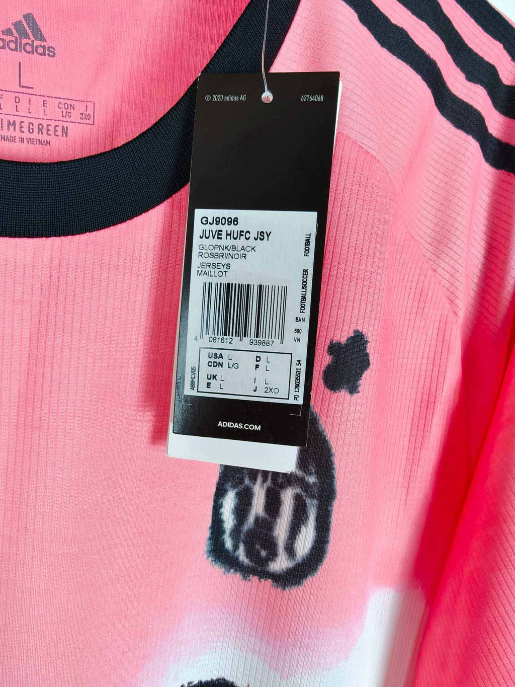 2020-21 Juventus Human Race Shirt Kulusevski #44 - detailed view