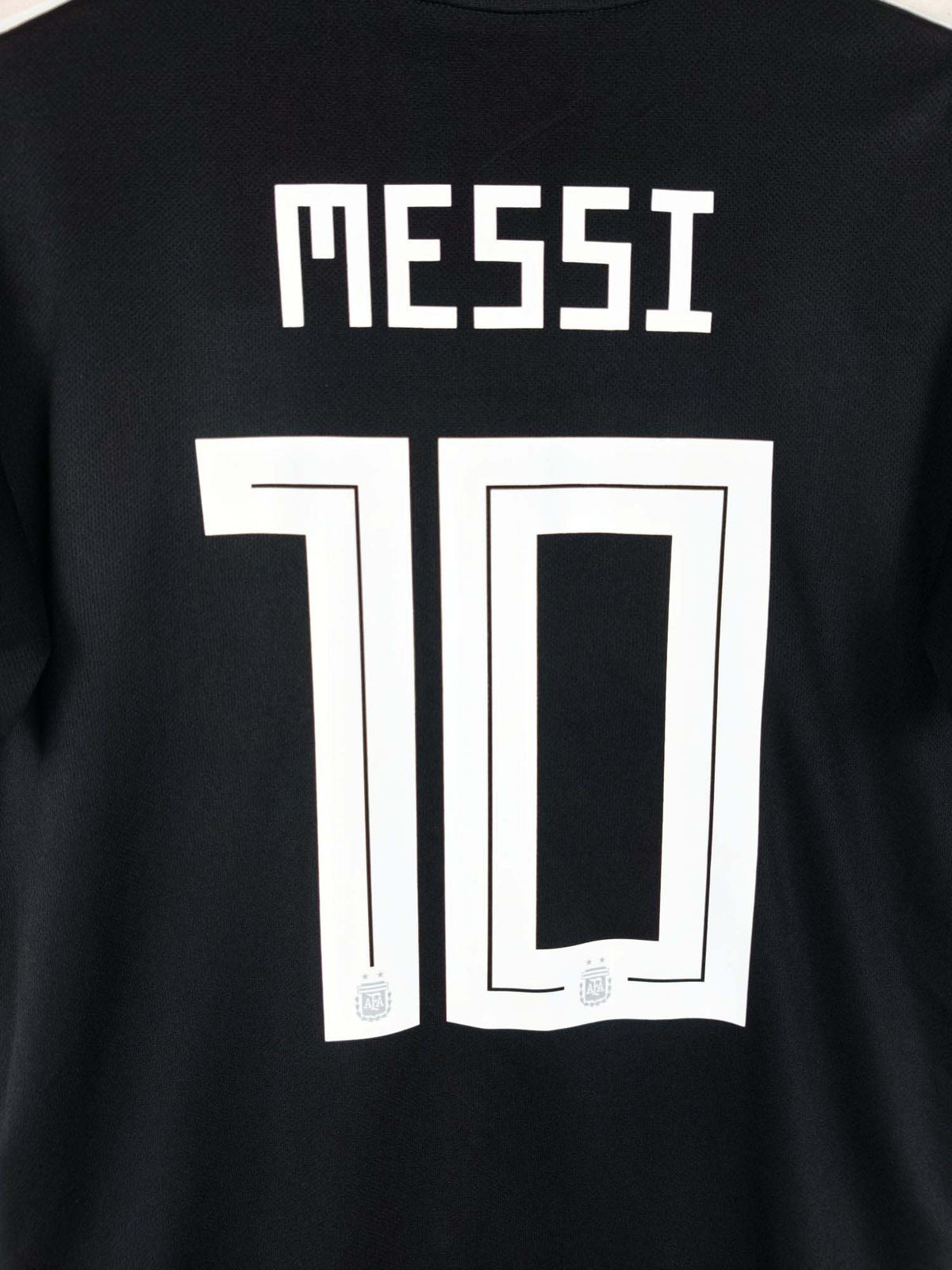 2018-19 Argentina Away Shirt Messi #10 - detailed view
