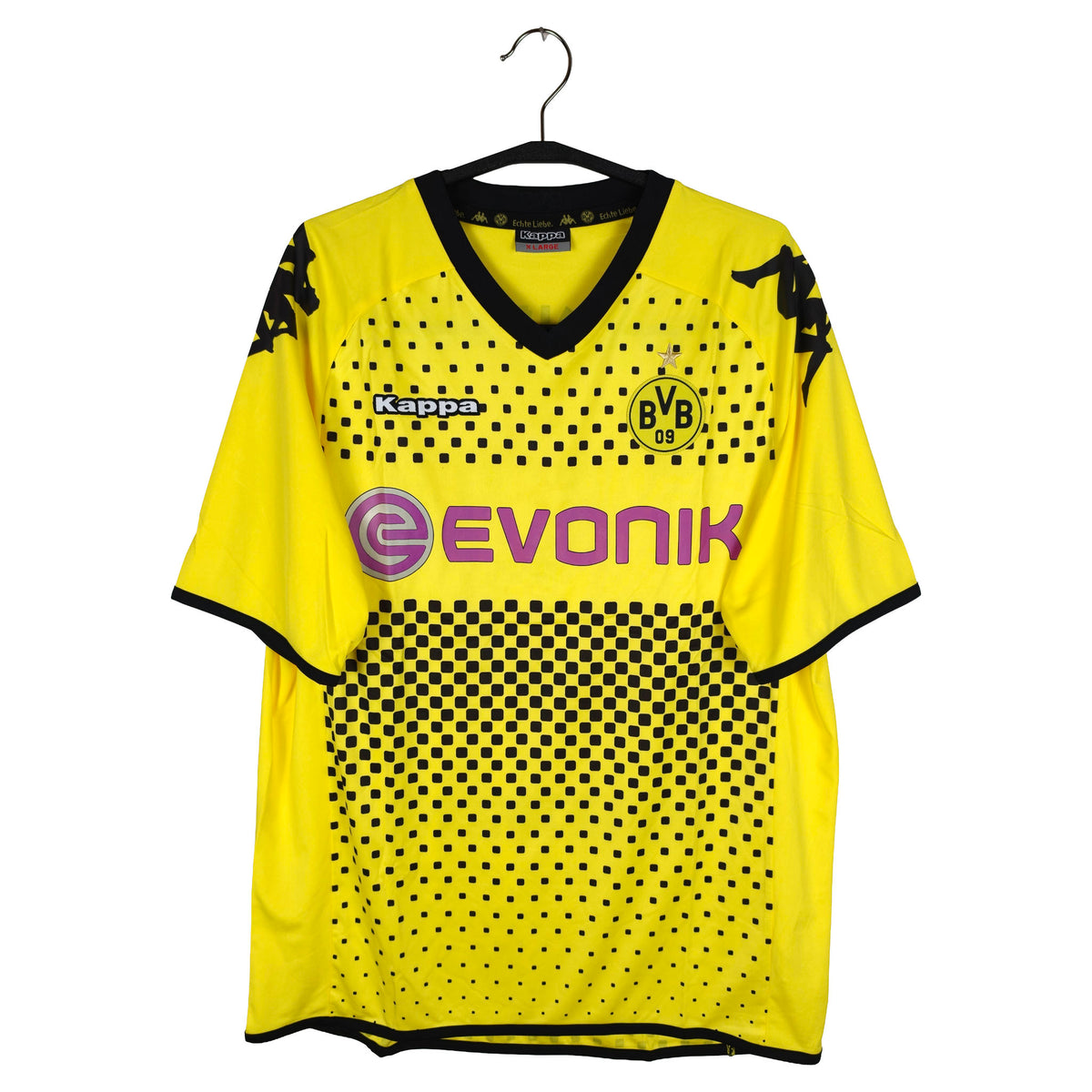 2011-12 Borussia Dortmund Home Shirt Lewandowski #9 - front view