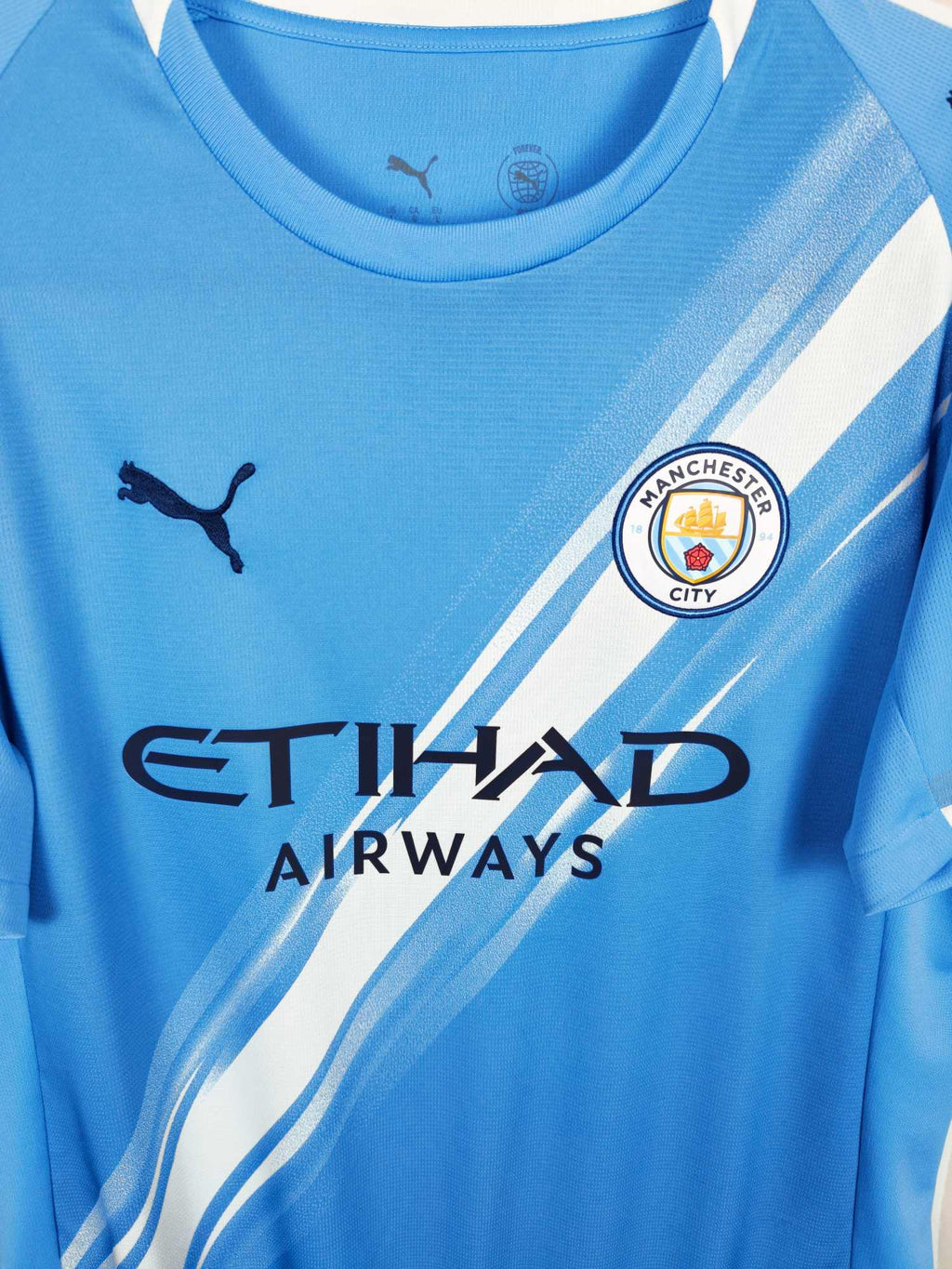 2025-26 Manchester City Home Shirt - detailed view